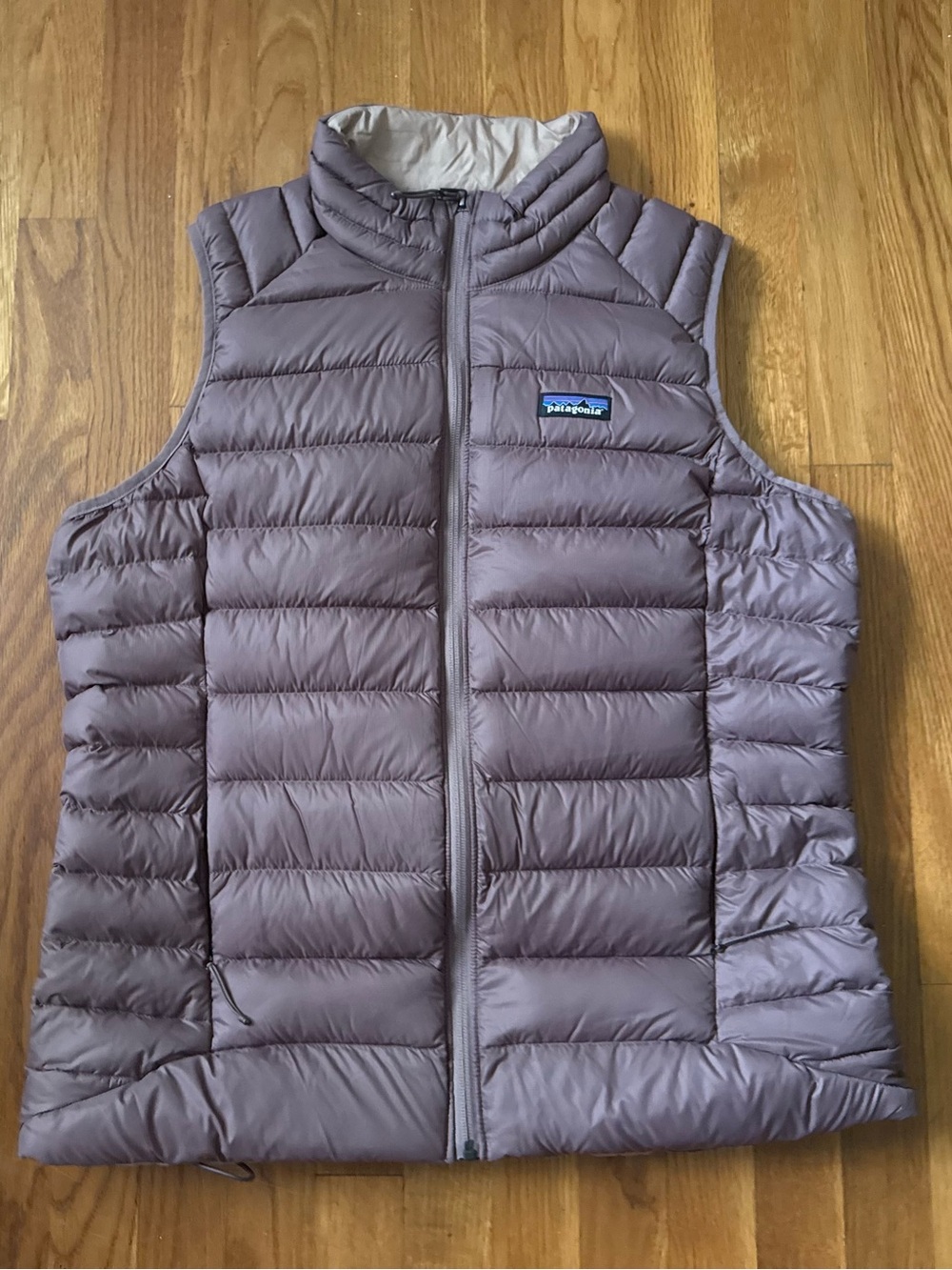 Patagonia Down Sweater Vest Women’s XL Purple Mauve